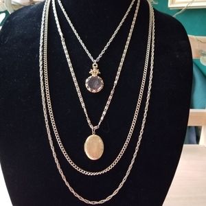 Vintage Goldette Multi Strand Necklace